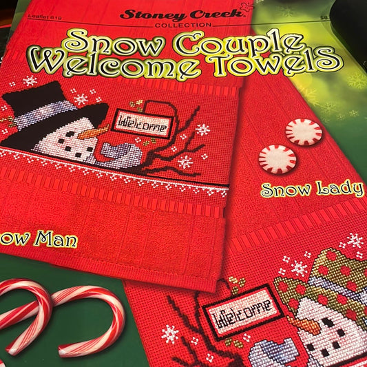 Snow Couple Welcome Towels