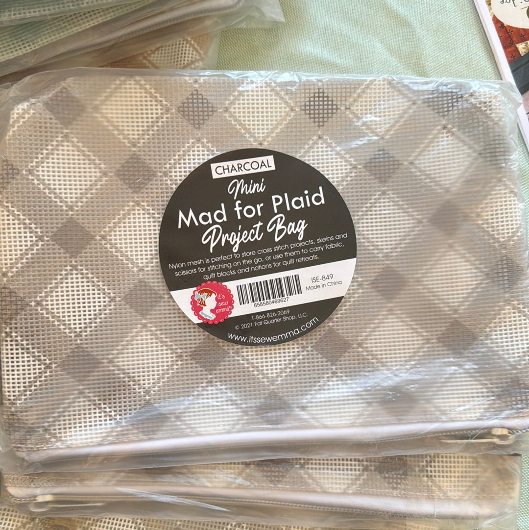 Small Charcoal Project bag