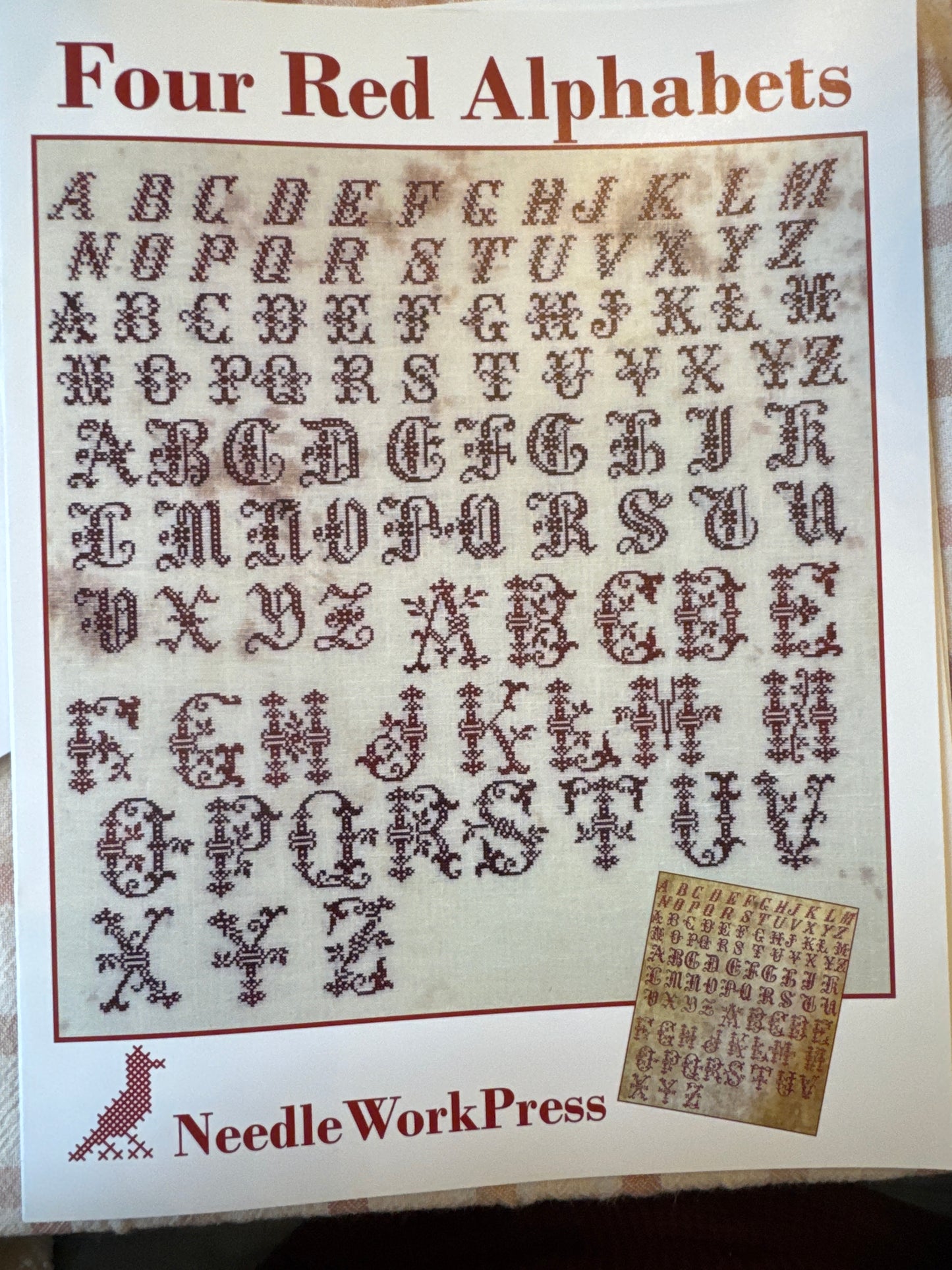 Four Red Alphabets