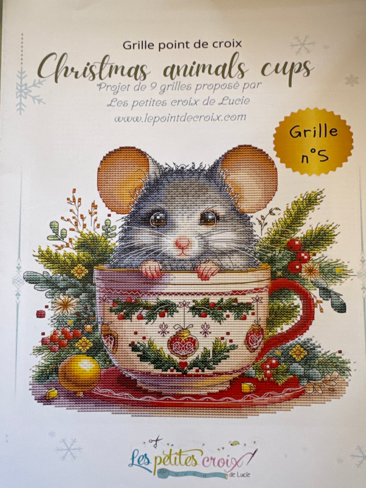 Christmas Animals Cups - Mouse
