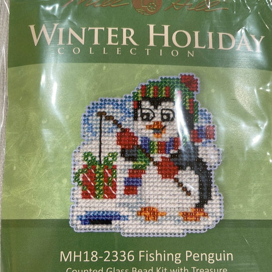 Winter Holiday Collection - Fishing Penguin