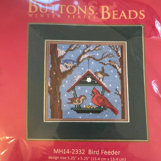 Buttons & Beads - Bird Feeder