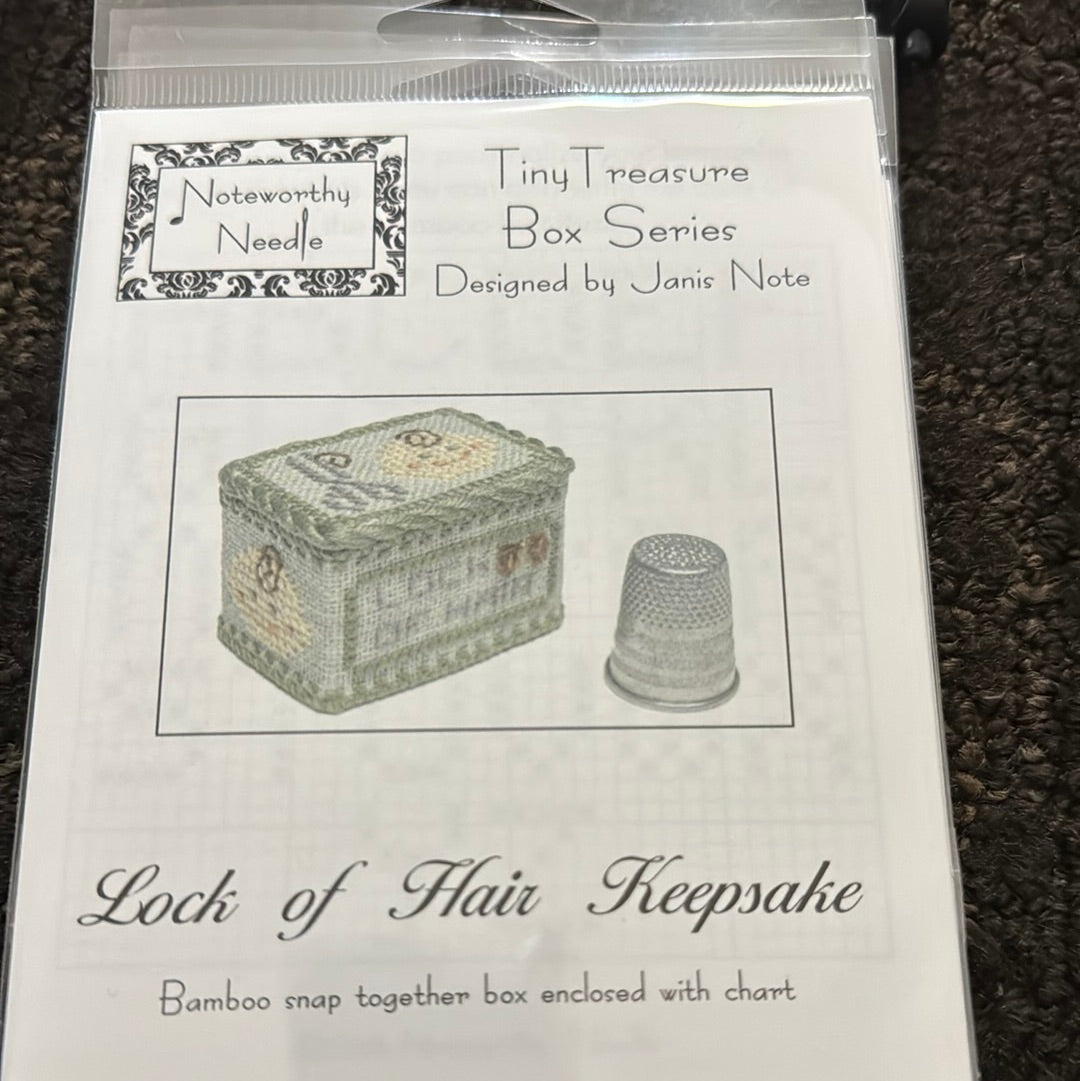 Lock of hair keepsake