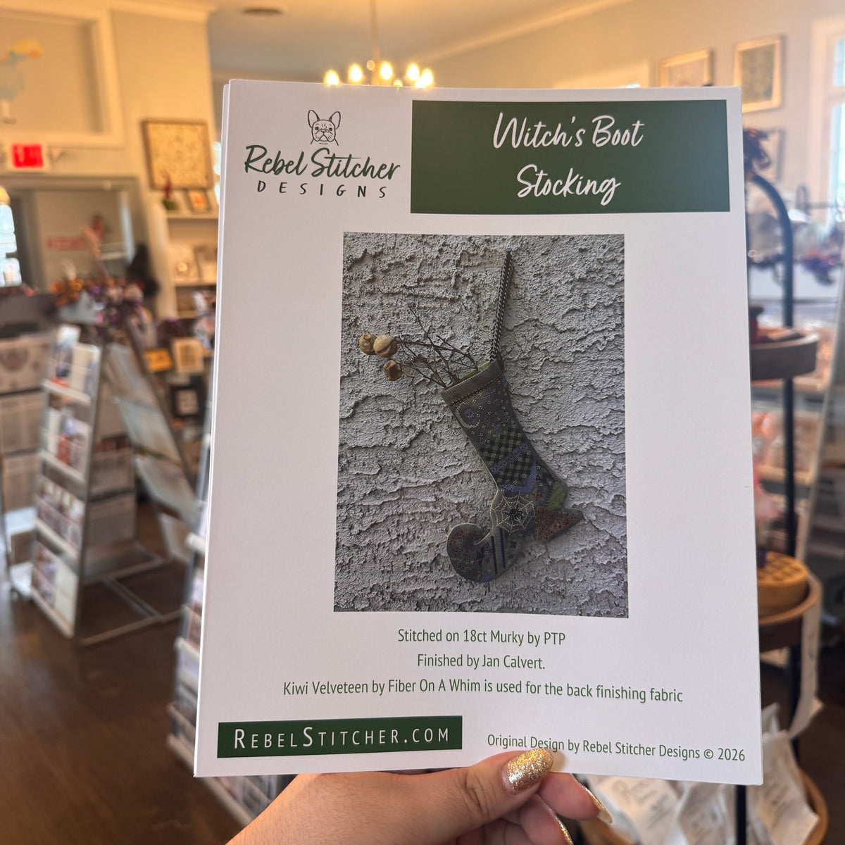 Witch’s Boot Stocking