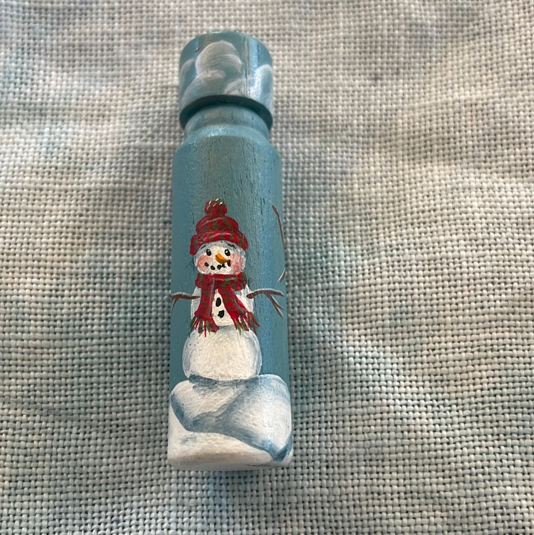 Hand painted Needle Bottle