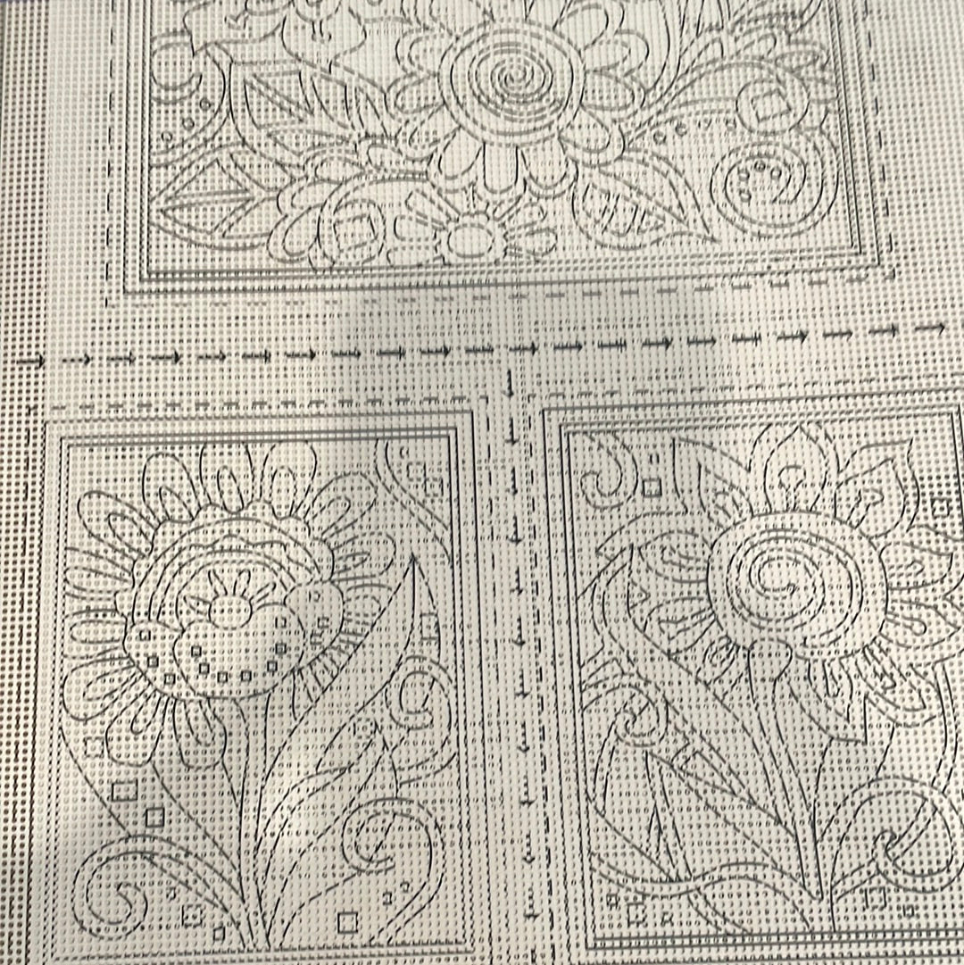 Color Stitch Perforated Paper - Full Bloom