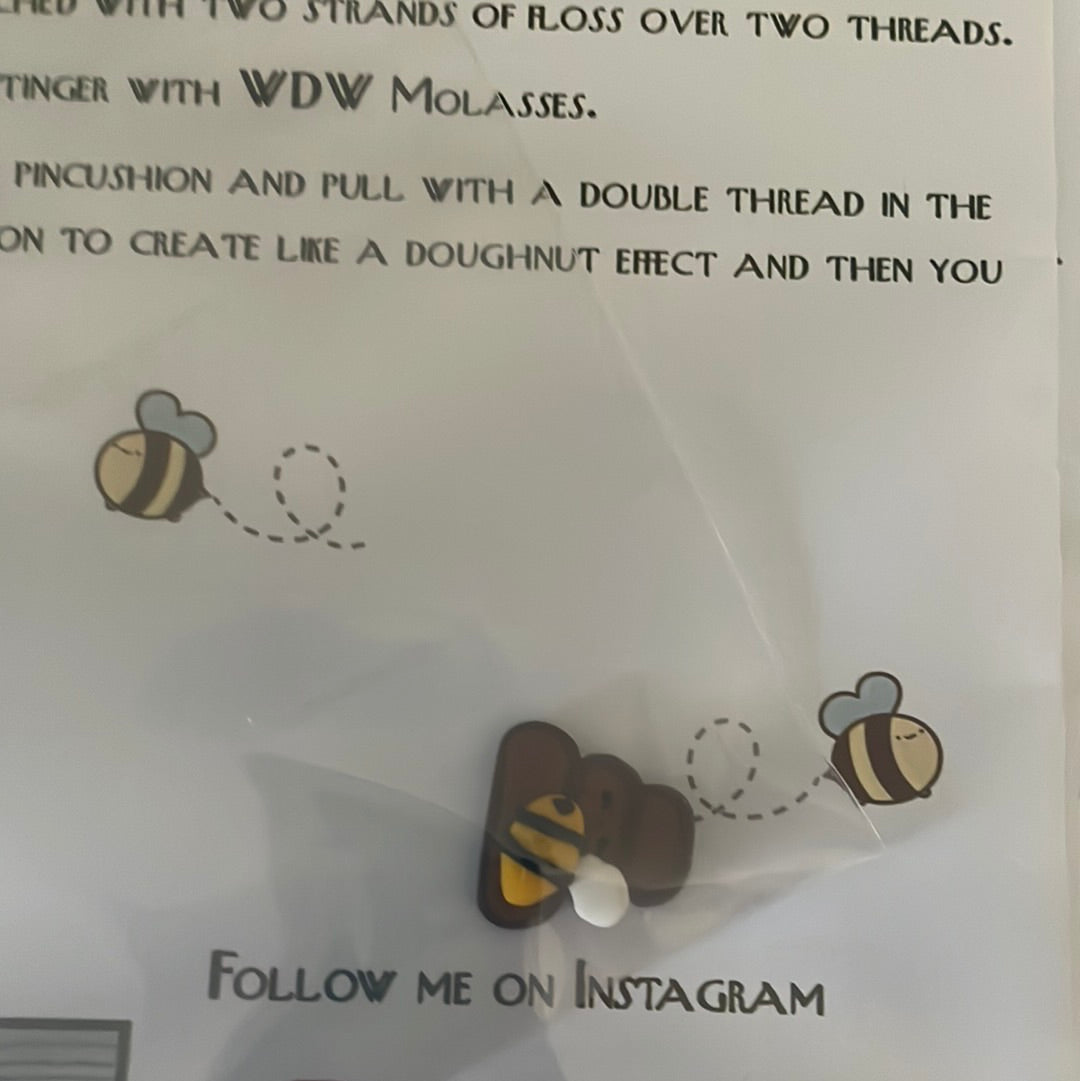 Pincushion with a Bee on Top