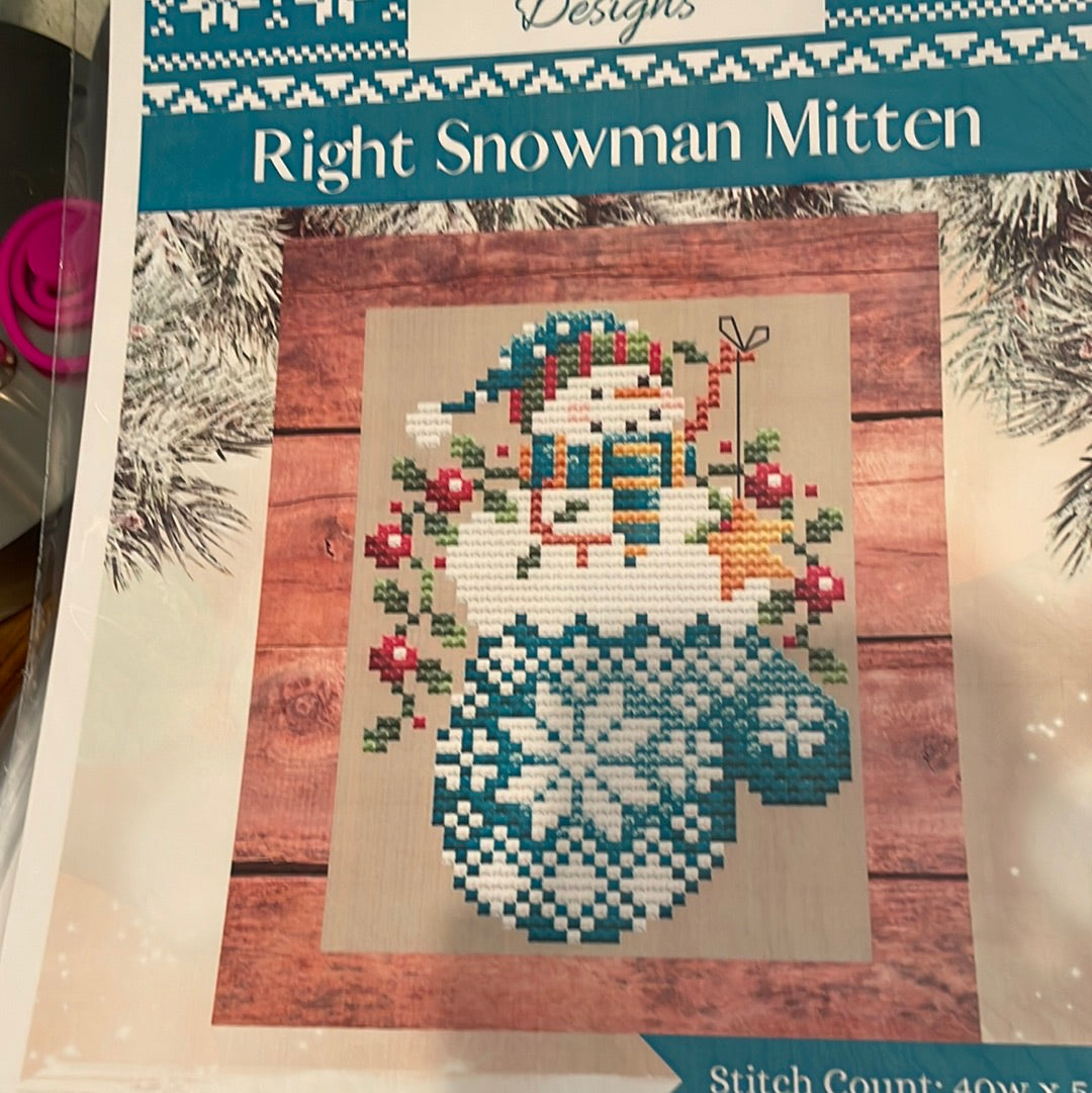 Right Snowman Mitten