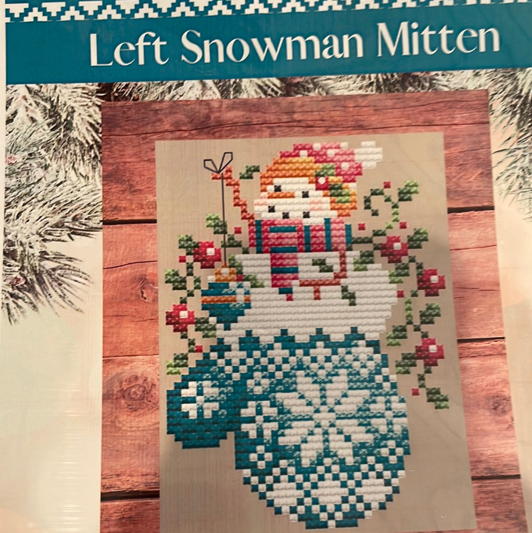Left Snowman Mitten