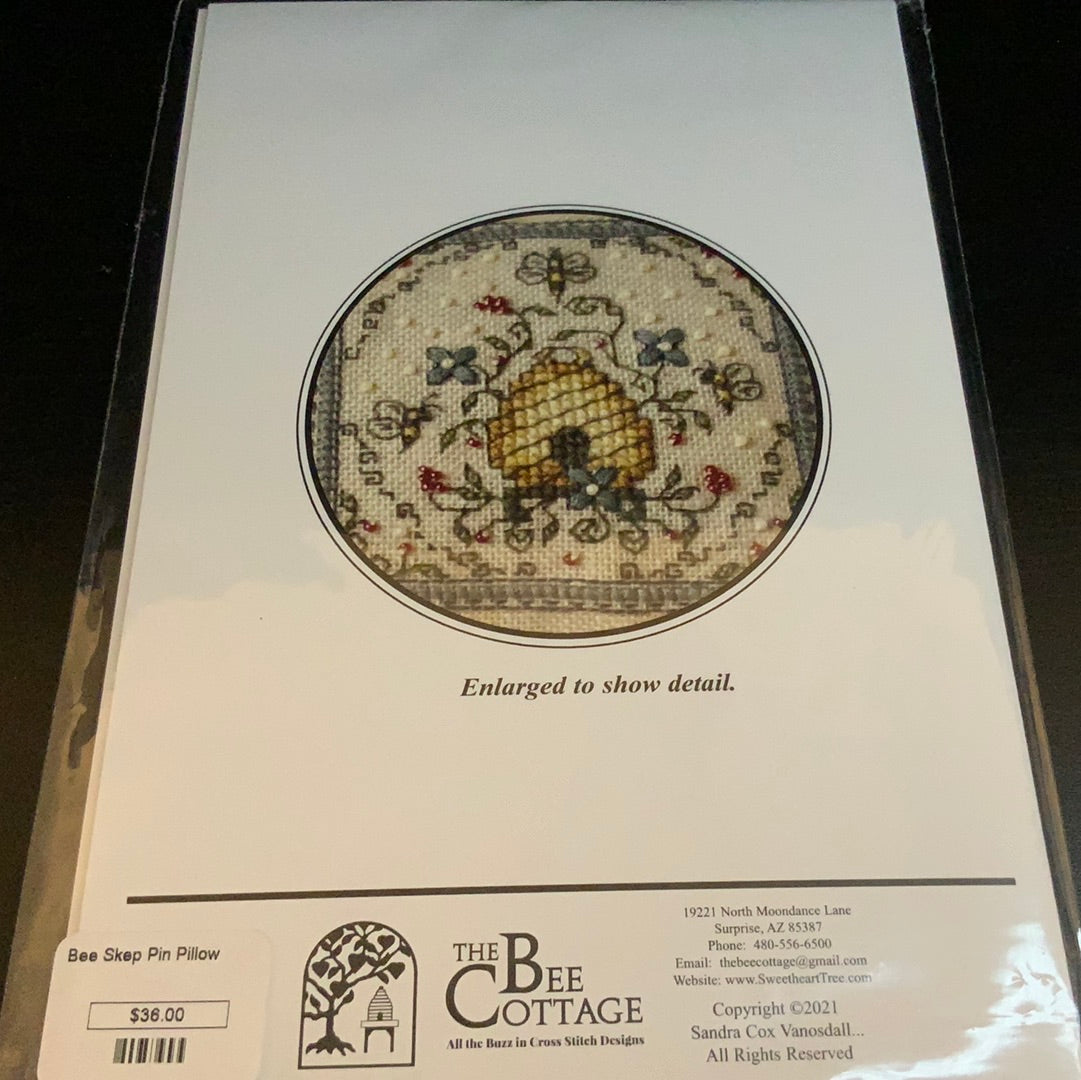 Bee Skep Pin Pillow