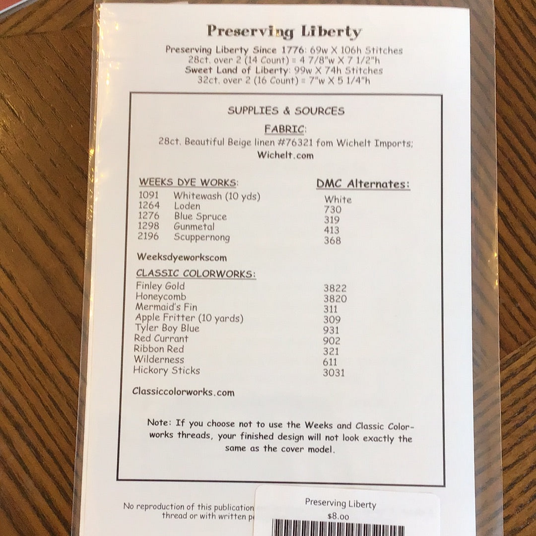 Preserving Liberty