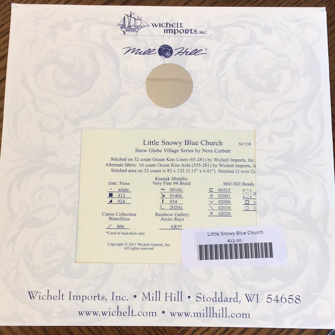 Little Snowy Blue Church