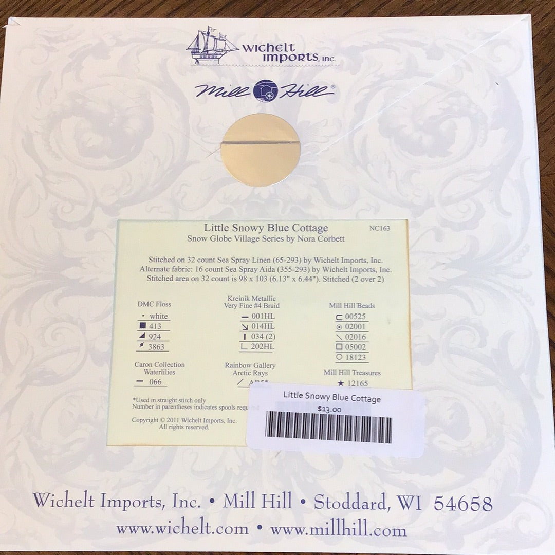 Little Snowy Blue Cottage