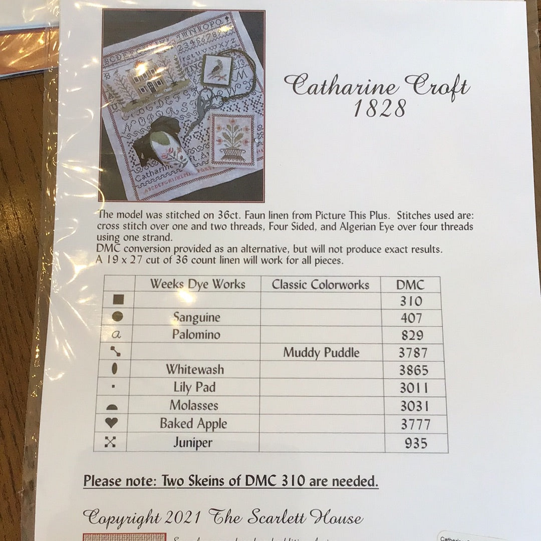 Catherine Croft 1828