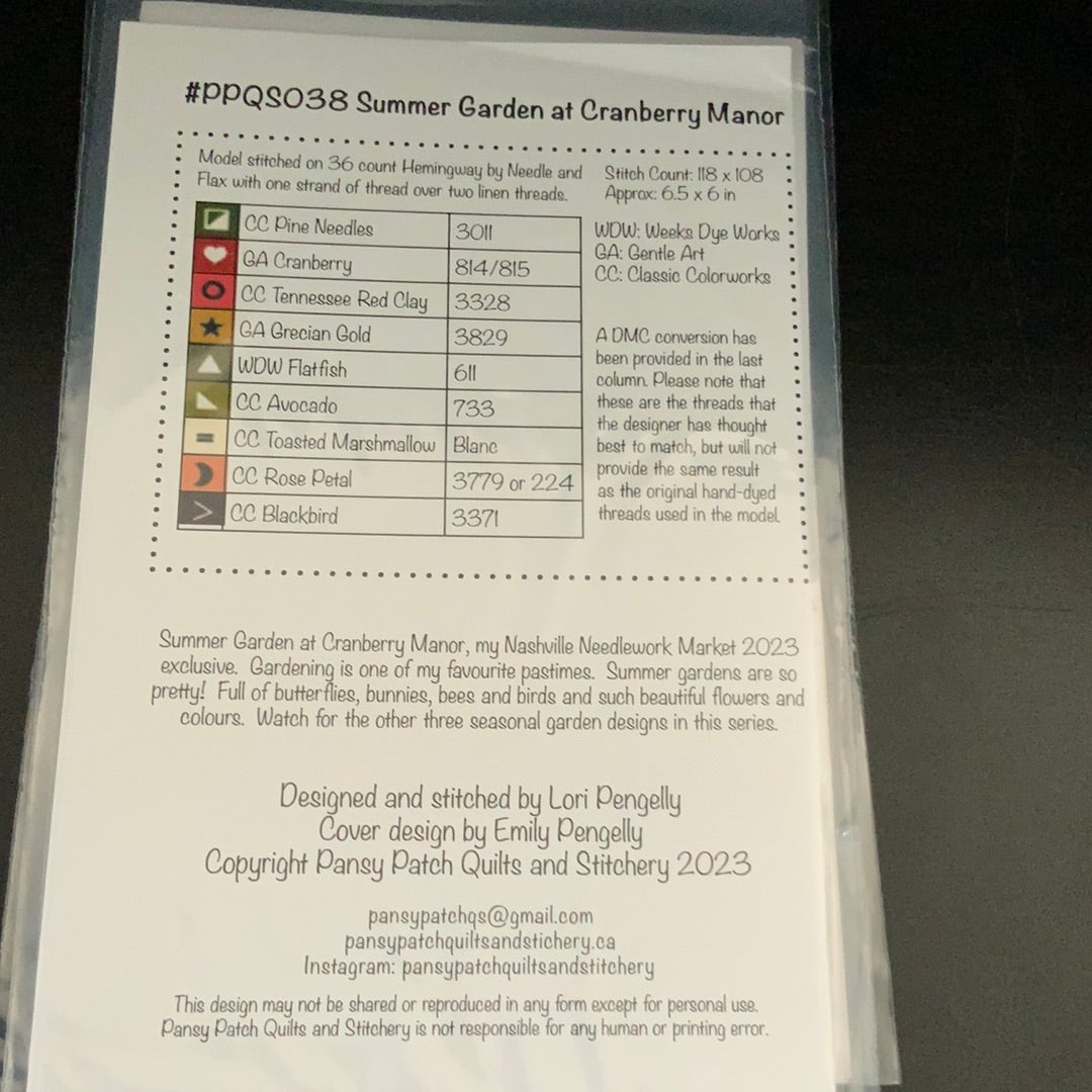 Summer Garden at Cranberry Manor