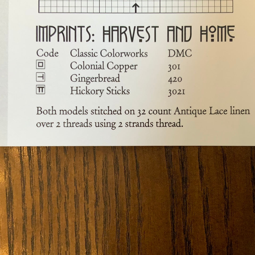 Imprints: Harvest and Home
