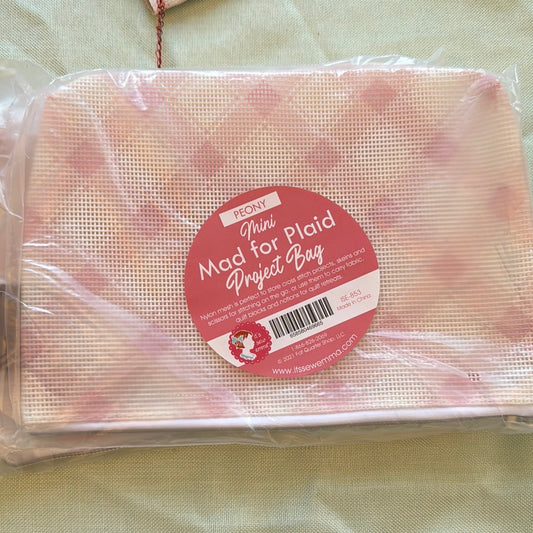Small Peony Project bag