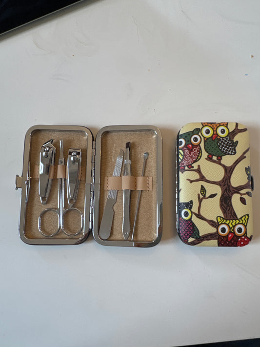 Owls Manicure Set