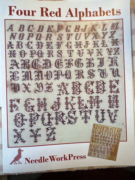 Four Red Alphabets