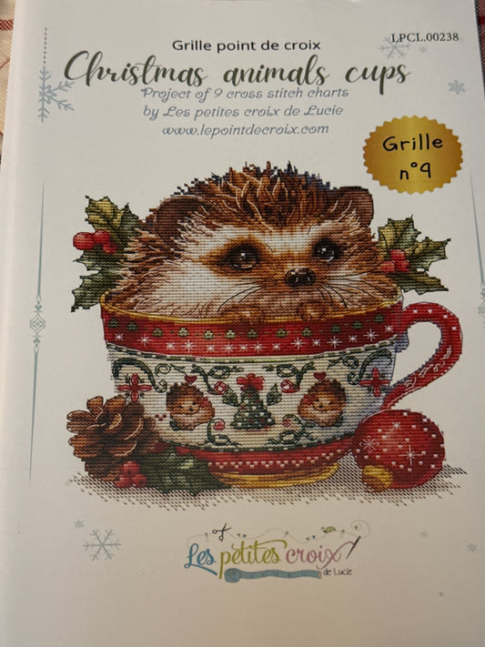 Christmas Animal Cups -  Hedgehog