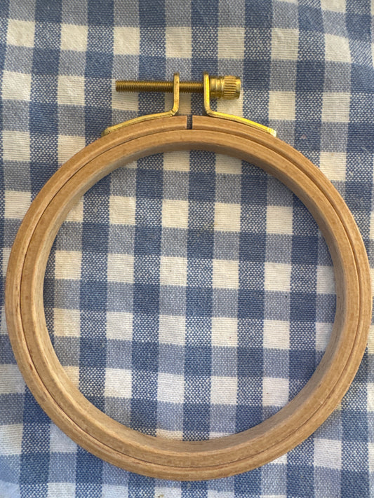 4” Beechwood Embroidery Hoop