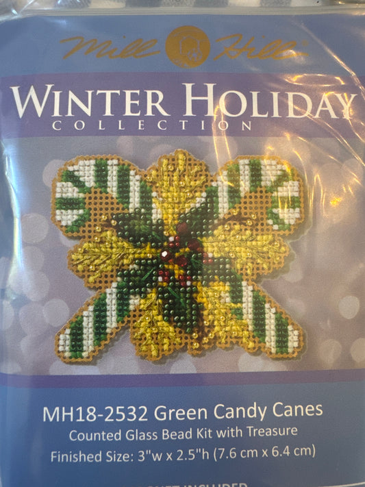 Green Candy Canes