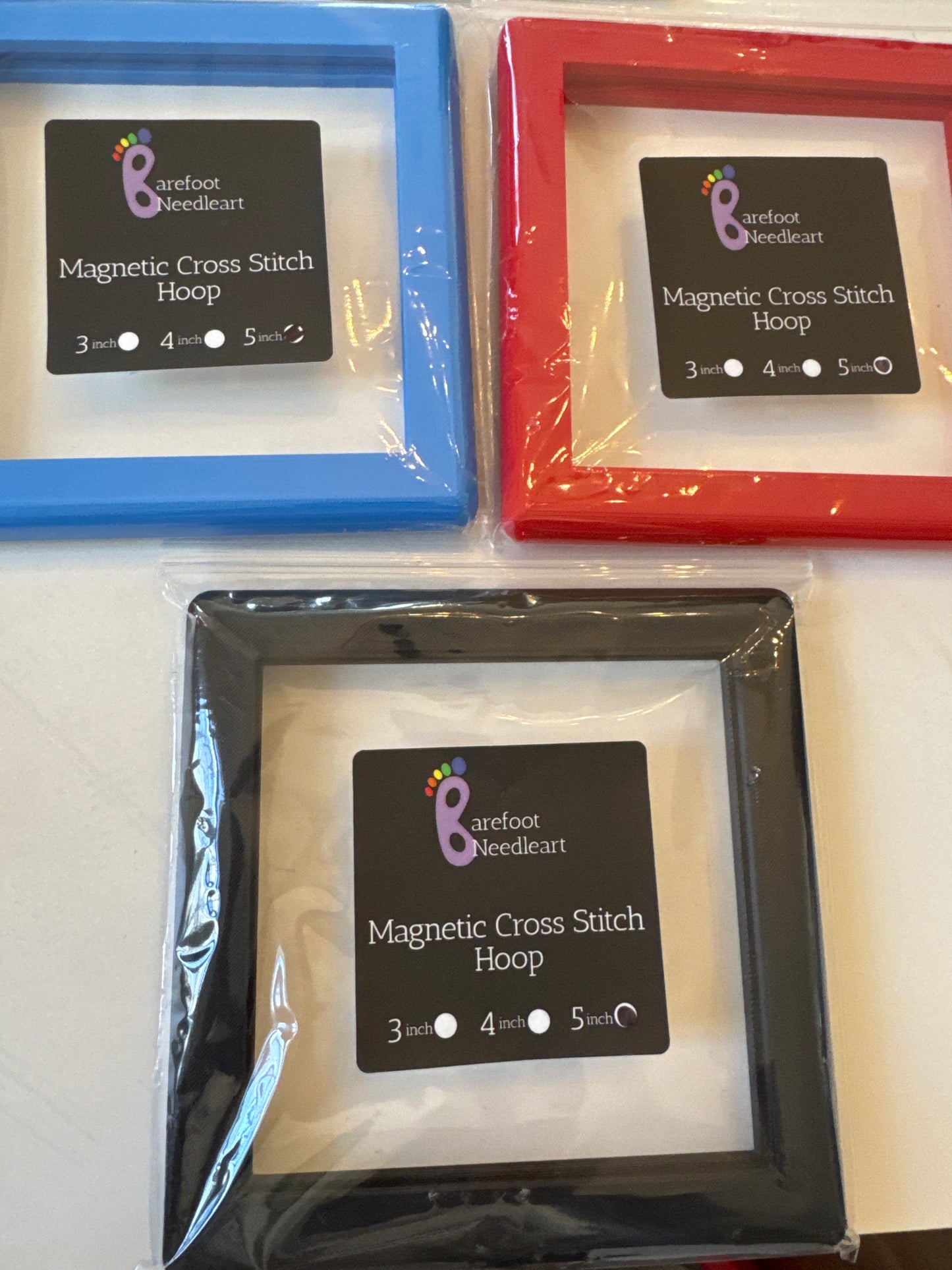 Magnetic hoop 5” assorted colors