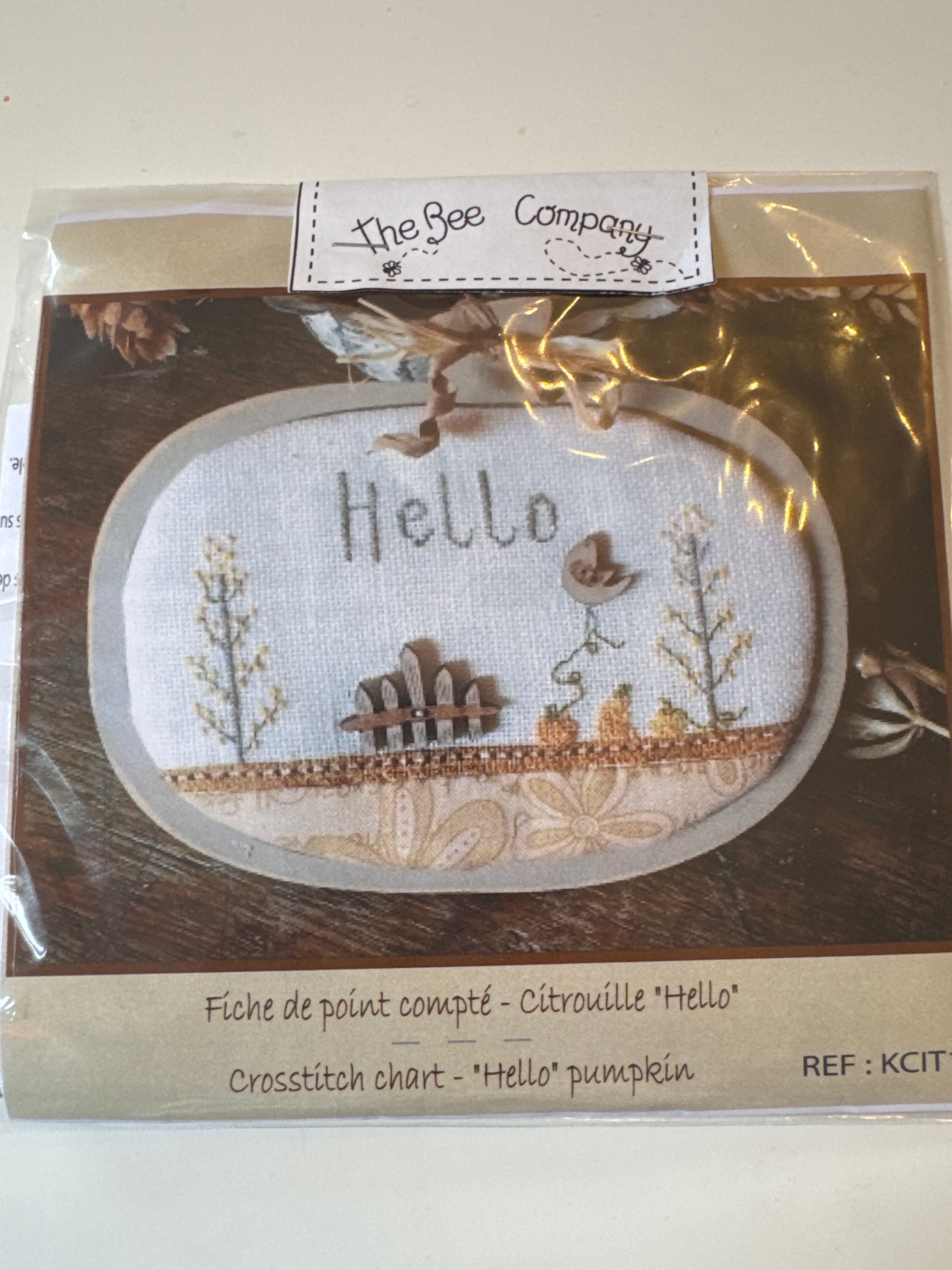 Bird and pumpkins Full Kit – Riverview Stitching