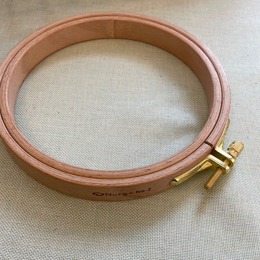 130 mm-5.11 Nurge #2 16mm / 0.63  thickness Beech Screwed Embroidery Hoop