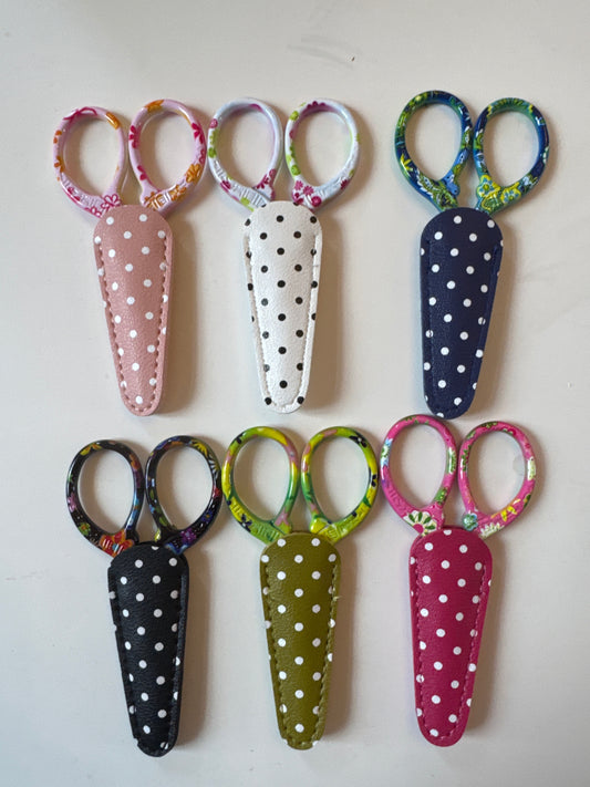 Pretty scissors with sheath