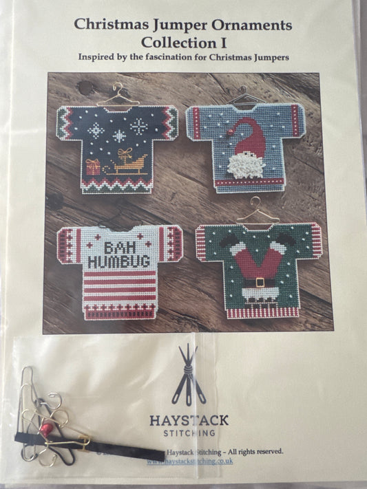 Christmas Jumper Ornaments Collection 1 with accessories