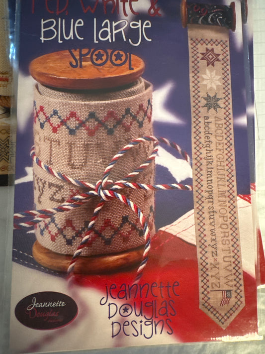 Red White and Blue Large Spool