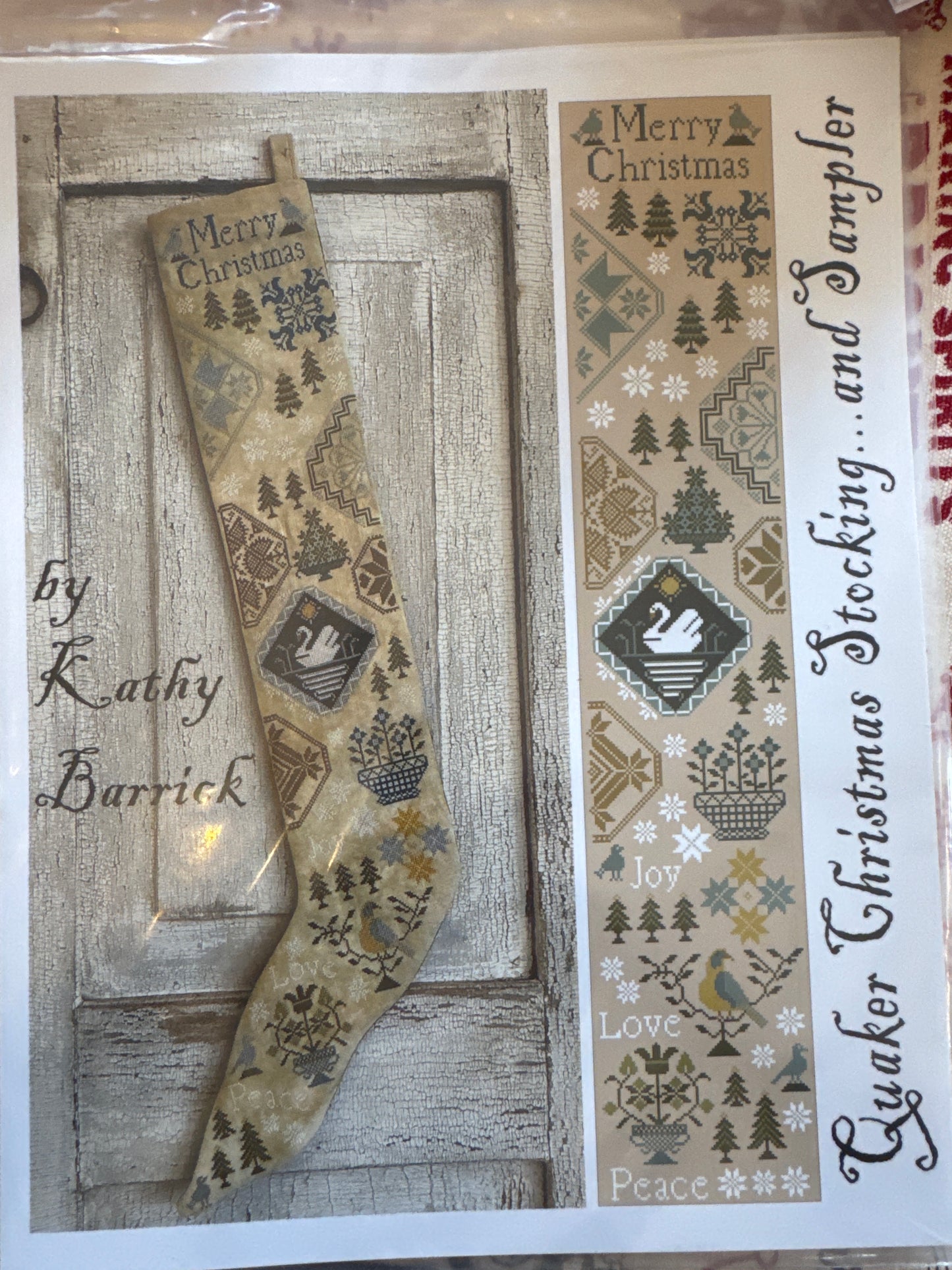 Quaker Christmas Stocking … and Sampler