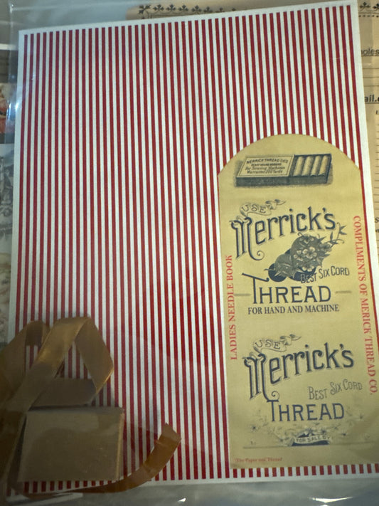 Patriotic Pinkeep and Stand up with Ribbon and Felt