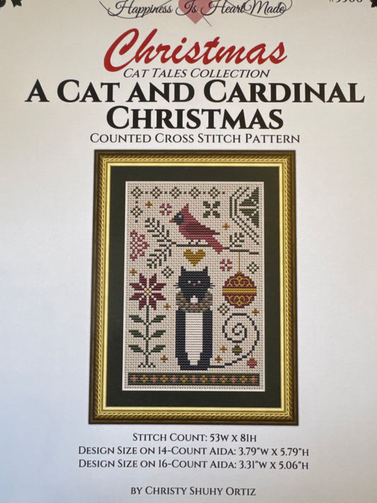 A Cat and a Cardinal Christmas