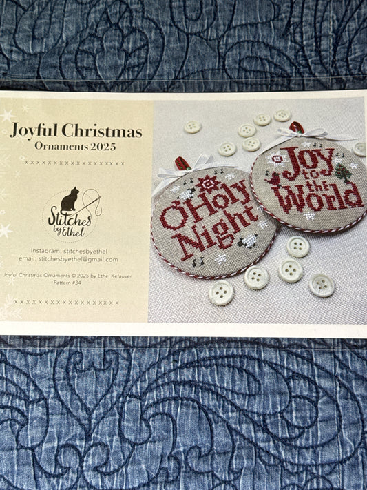 Joyful Christmas Ornament 2025