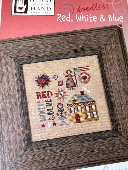 Doodles Red, White & Blue