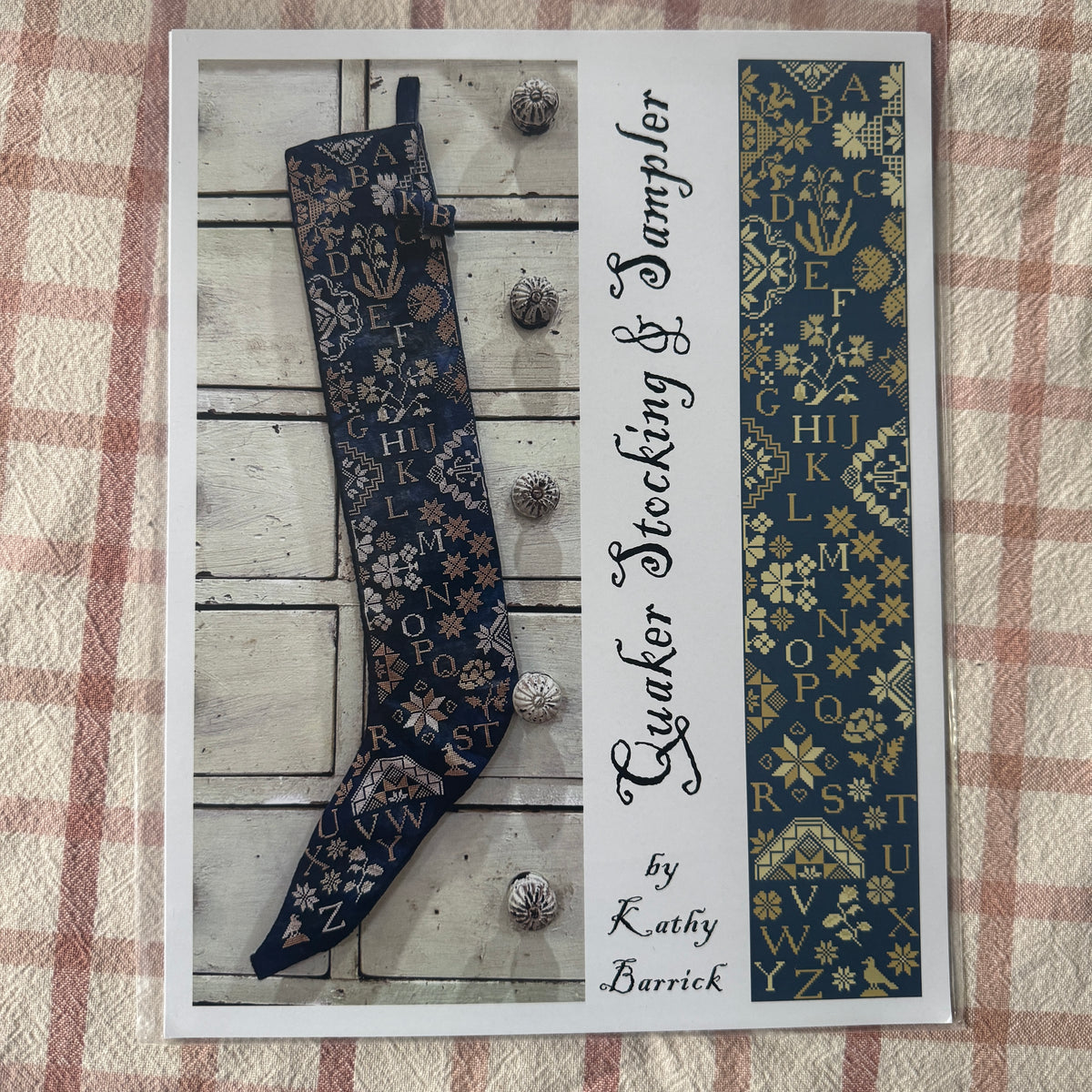 Quaker Stocking and Sampler