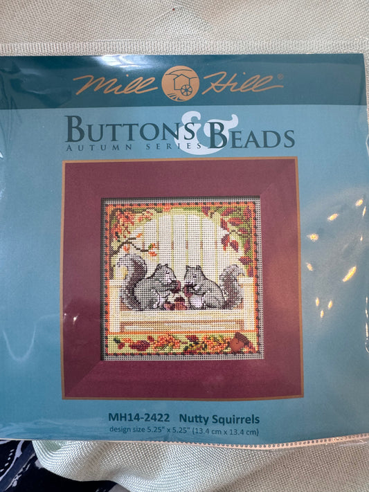 Button and Beads- Nutty Squirrel