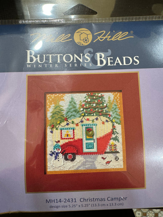 Buttons & Beads - Christmas Campers