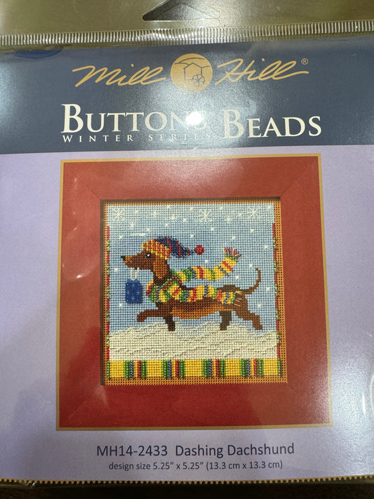 Buttons & Beads - Dashing Dachshund