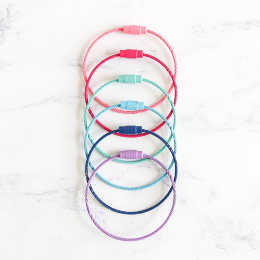 Twist Lock Floss Bobbin Thread Rings