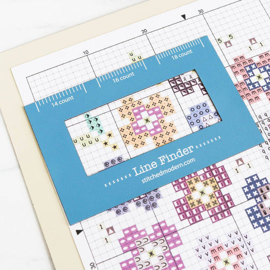 Magnetic Line Finder for Cross Stitch Patterns