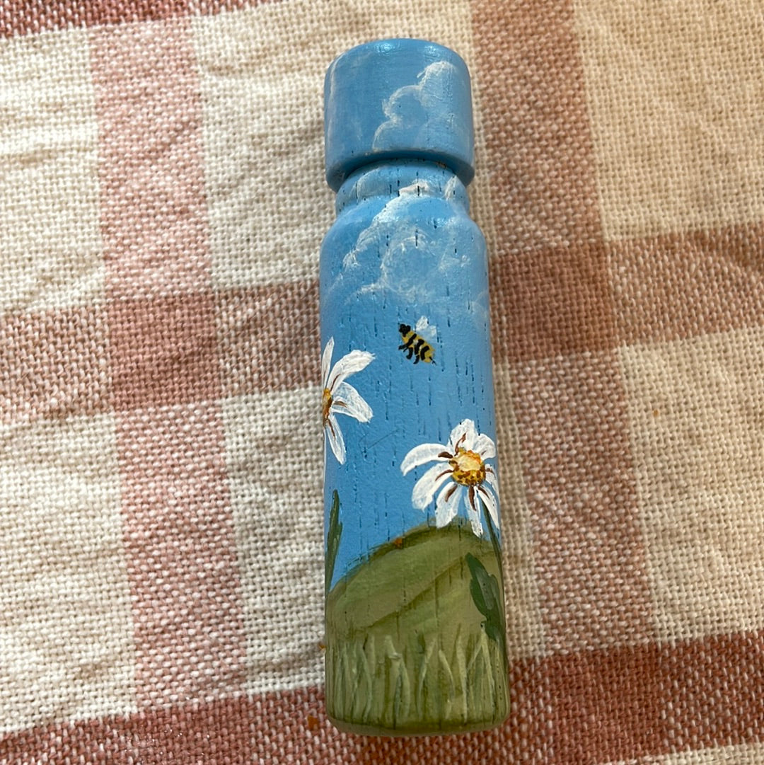 Hand painted Needle Bottle