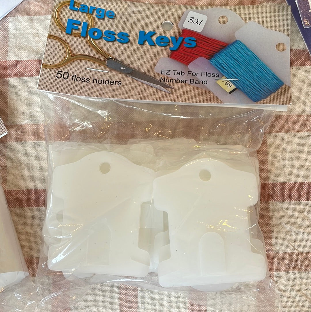 50 Large Floss Holder with Ring