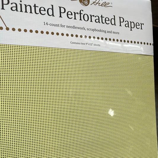 Perforated Paper - Misty Lime