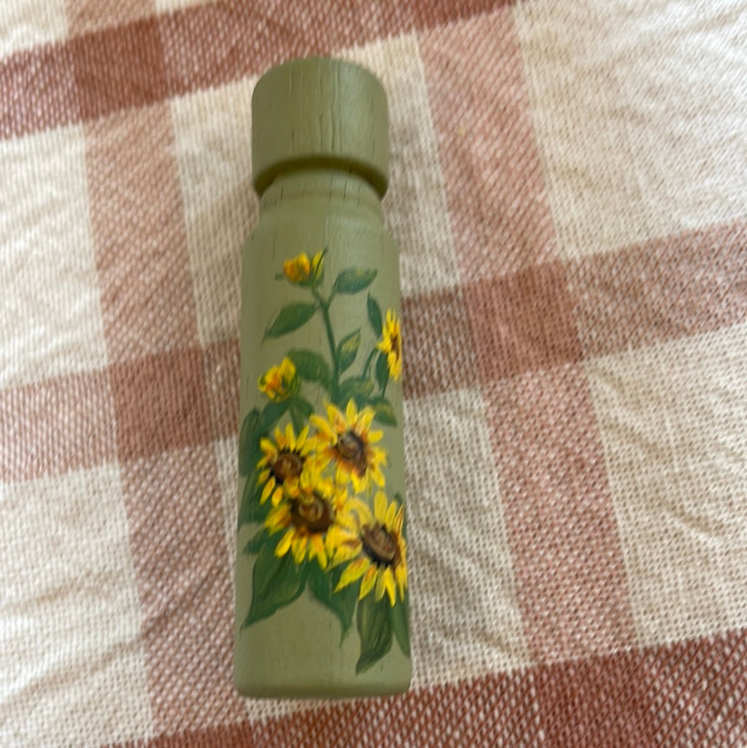 Hand painted Needle Bottle