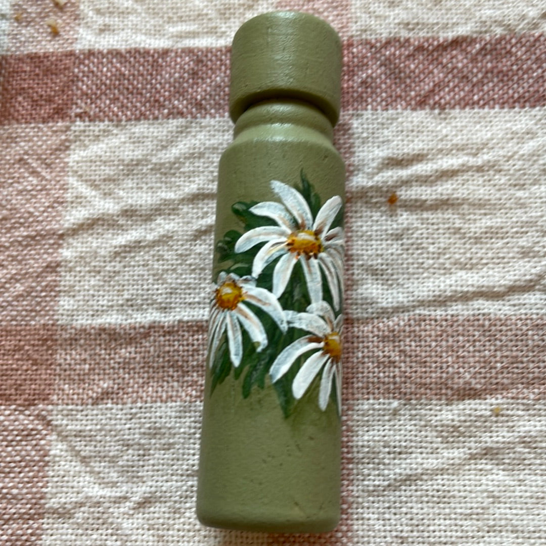Hand painted Needle Bottle