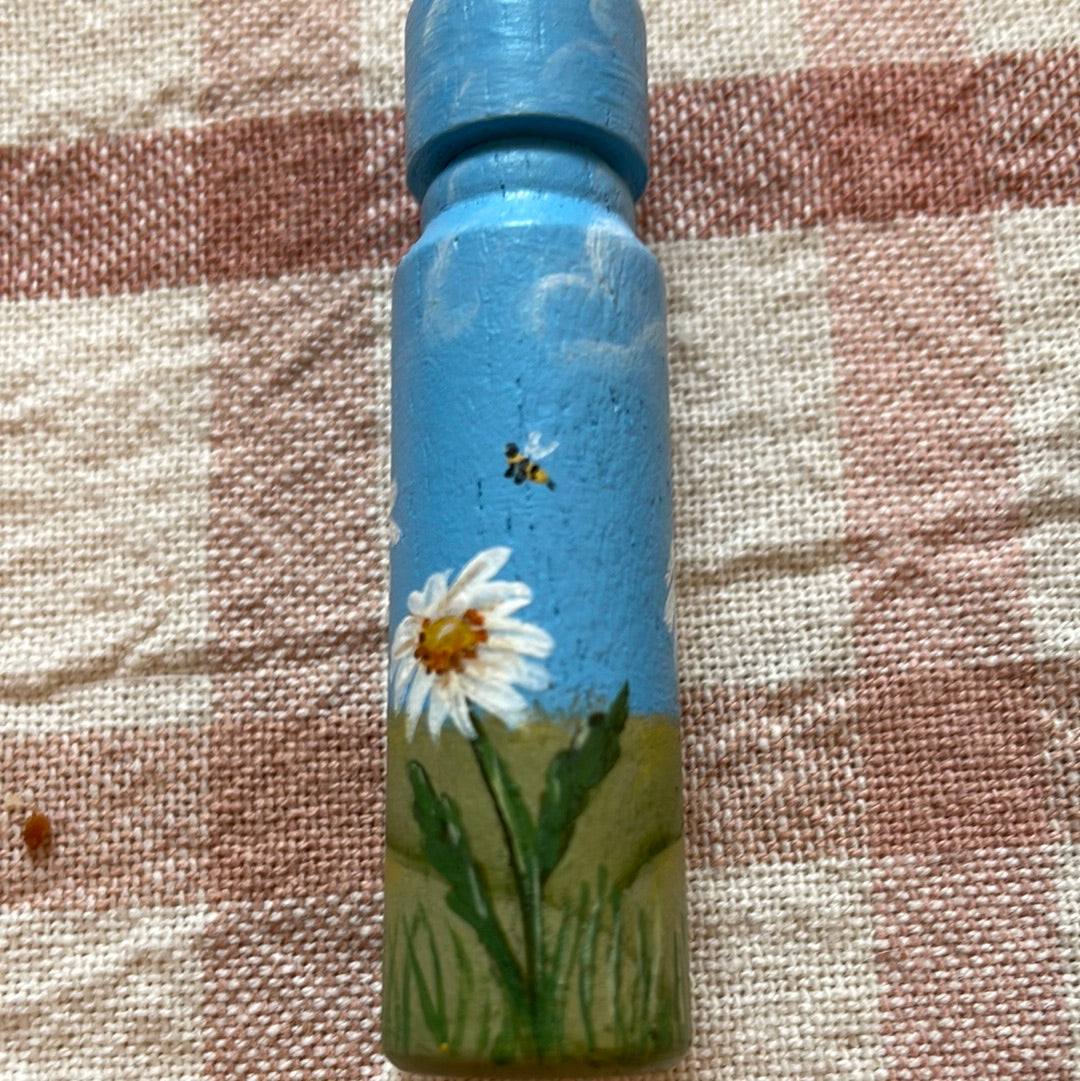 Hand painted Needle Bottle