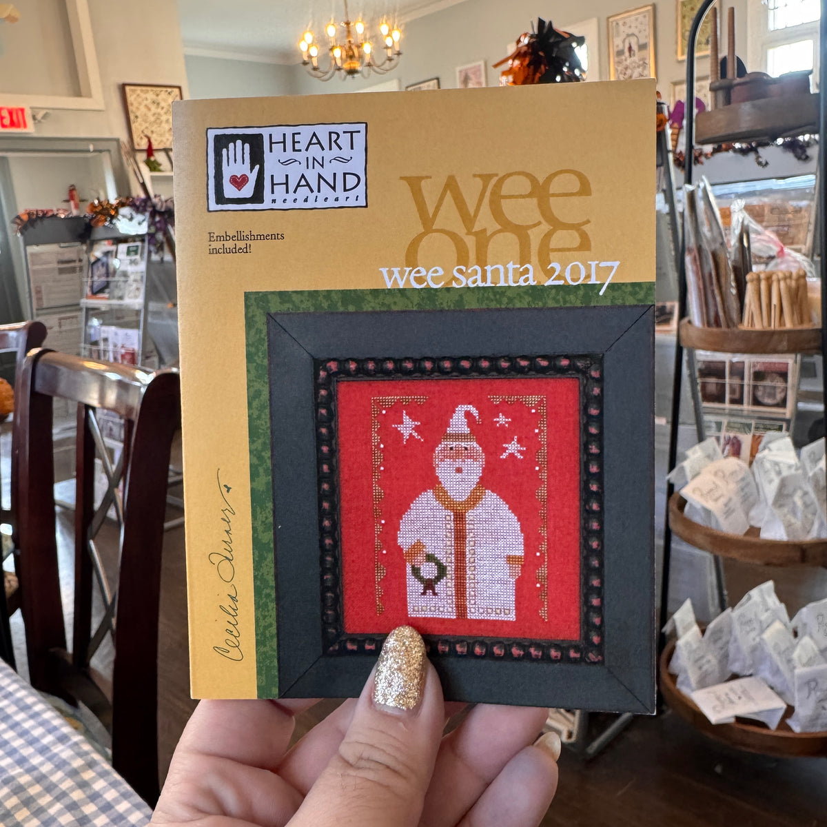 Wee Santa 2017 w charms